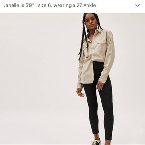 Everlane Authentic Stretch High Rise Skinny Ankle